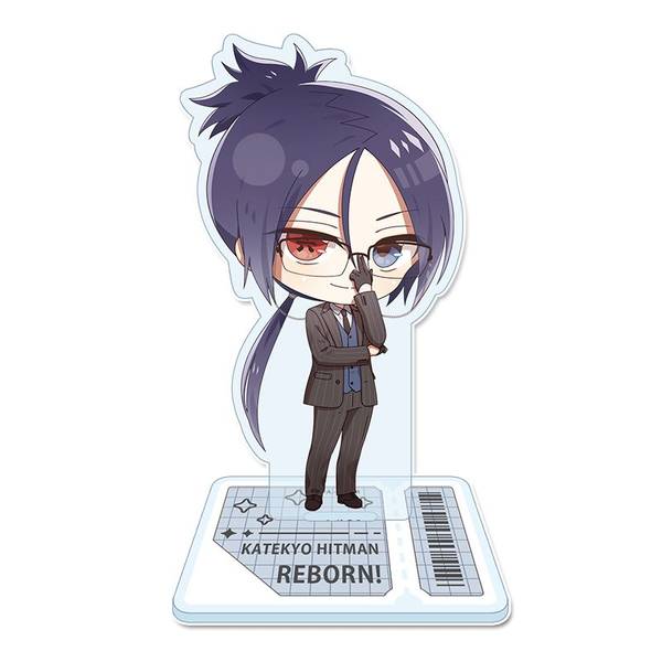 【4月予約】家庭教師ヒットマンREBORN! ぷちちょこ アクリルスタンド[六道骸]メガネ&スーツver. キャラグッズ 4589830090888