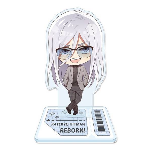 【4月予約】家庭教師ヒットマンREBORN! ぷちちょこ アクリルスタンド[スクアーロ]メガネ&スーツver. キャラグッズ 4589830090932