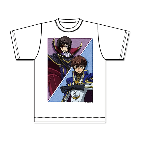 コードギアス 反逆のルルーシュ グラフィックTシャツ[ルルーシュ＆スザク]