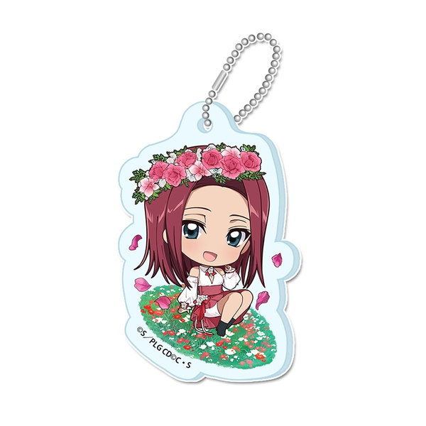 コードギアス 反逆のルルーシュ ぷちちょこミニアクリルキーホルダー[カレン(B)]Flower Collection