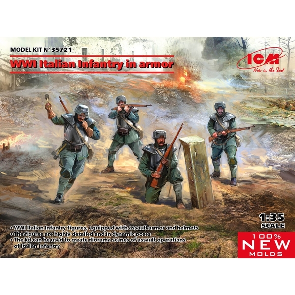 1/35 WWI イタリア装甲歩兵 4823044409051 ポストホビーWEBSHOP