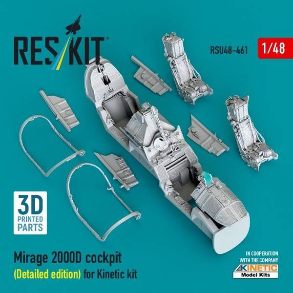 ベビーグッズも大集合 1/48 8月予約】レスキット ミラージュ2000D w/立体 コックピット スポーツトイ・アクショントイ