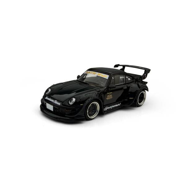 4月予約】MODEL MODEL 1/64 ポルシェ RWB 993 ブラック 完成品ミニカー