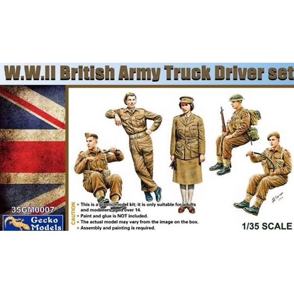 ゲッコー・モデル 1/35 WW.II イギリス軍 トラック ドライバー