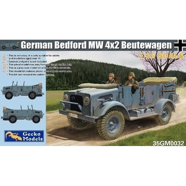 ゲッコー・モデル 1/35 ドイツ軍 ベッドフォード MW 4x2 鹵獲