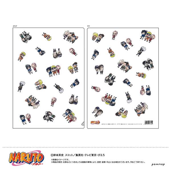 NARUTO クリアファイル コースター2種 ステッカー NARUTO クリアファイル コースター2種 ステッカー
