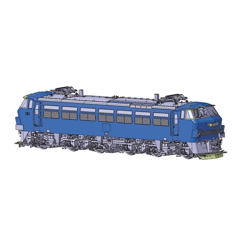 アオシマ 1/45 電気機関車 EF66 後期型 スケールプラモデル トレイン