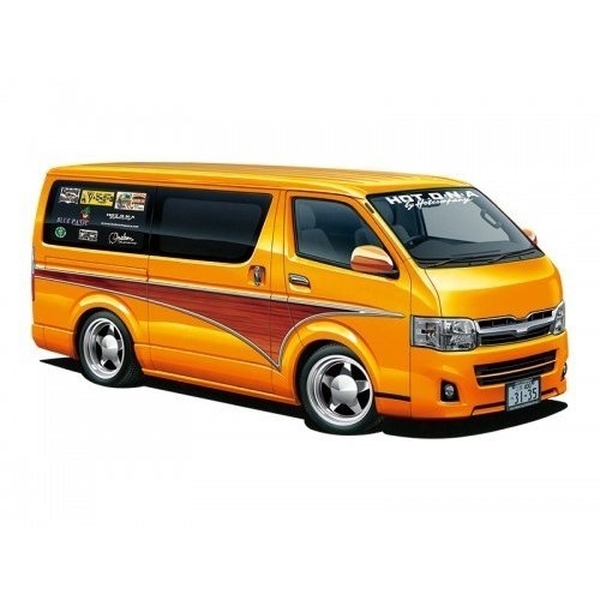 アオシマハイエースプラモデル1/24フルカスタム