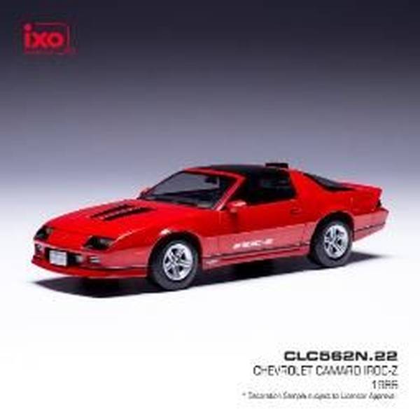 【6月予約】イクソ 1/43 シボレー カマロ Iroc-Z 1986 レッド 完成品ミニカー CLC562N