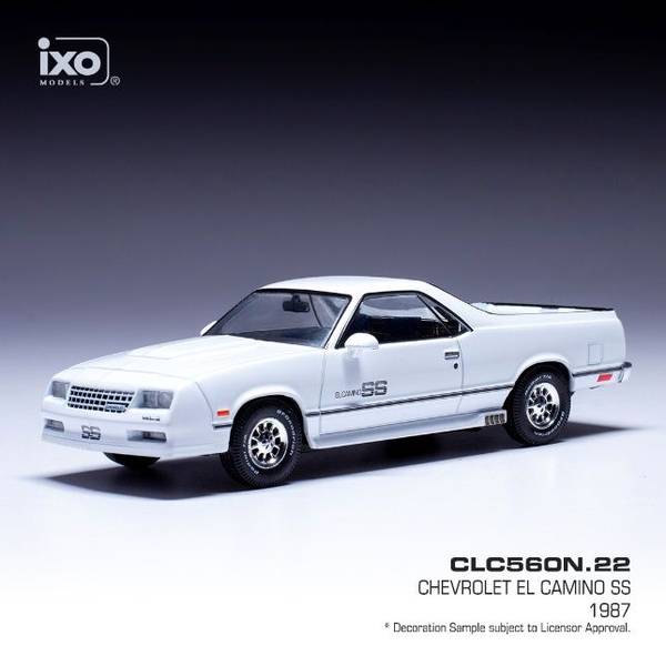 イクソ 1/43 シボレー エルカミーノ SS 1987 ホワイト 完成品