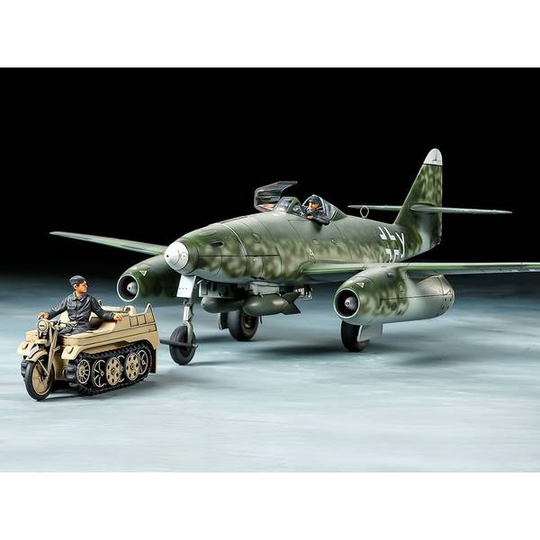 タミヤ 1/48 メッサーシュミットMe262 A-2a ケッテンクラート牽引セット スケール限定商品 スケールモデル 25215