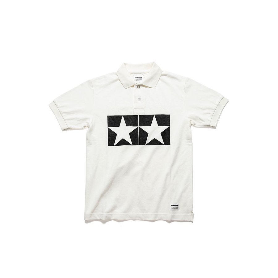 タミヤ JUN WATANABE タミヤポロシャツ (ホワイト/M) フィギュア 67465