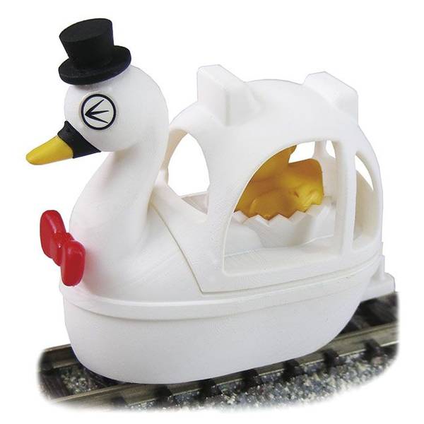 1月予約】津川洋行 湖面電車 白鳥スワンボート Nゲージ 鉄道模型 JT-10