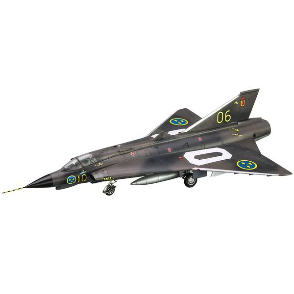完成品　J35D　ドラゲン　「ナチュラル　メタル」1/48 　ハセガワ J35Dドラケン “ナチュラルメタル” | 株式会社 ハセガワ