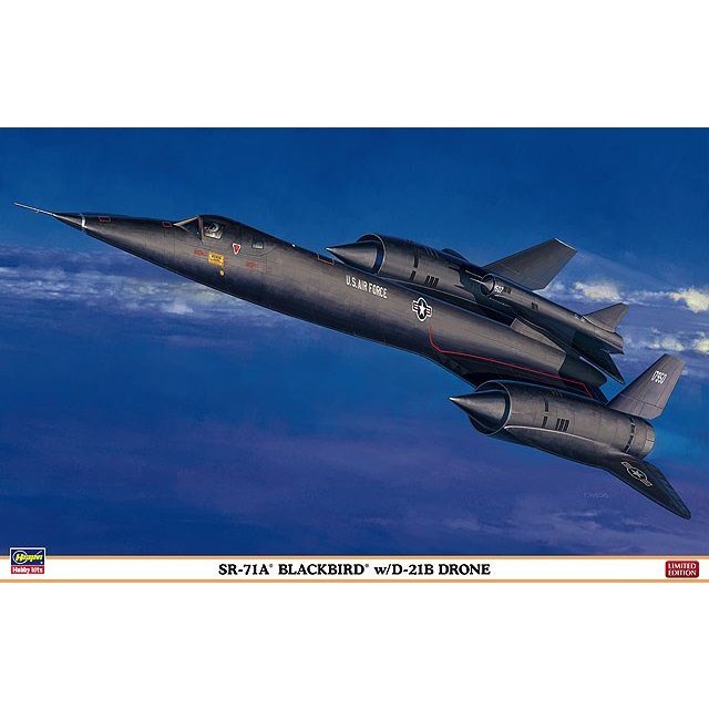 ハセガワ 1/72 SR-71A ブラックバード w/D-21B ドローン