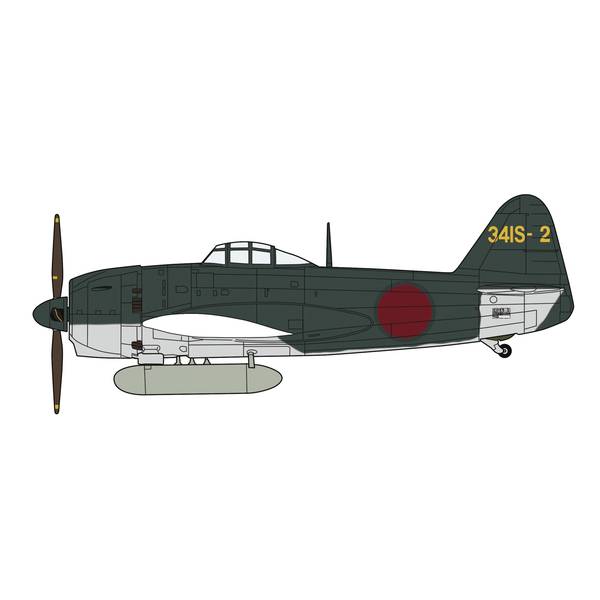 ハセガワ 1/48 川西 N1K1-Ja 局地戦闘機 紫電 11型 甲 “第341
