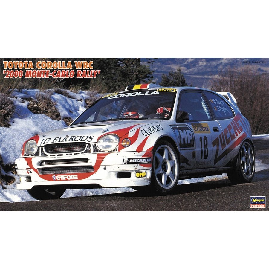 ハセガワ 1/24 トヨタカローラ WRC 2000 モンテカルロラリー ハセガワ 1/24 トヨタ カローラWRC