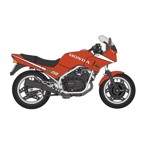 2月予約】ハセガワ 1/12 ホンダ VT250F (MC08) (1984) “レッドカラー