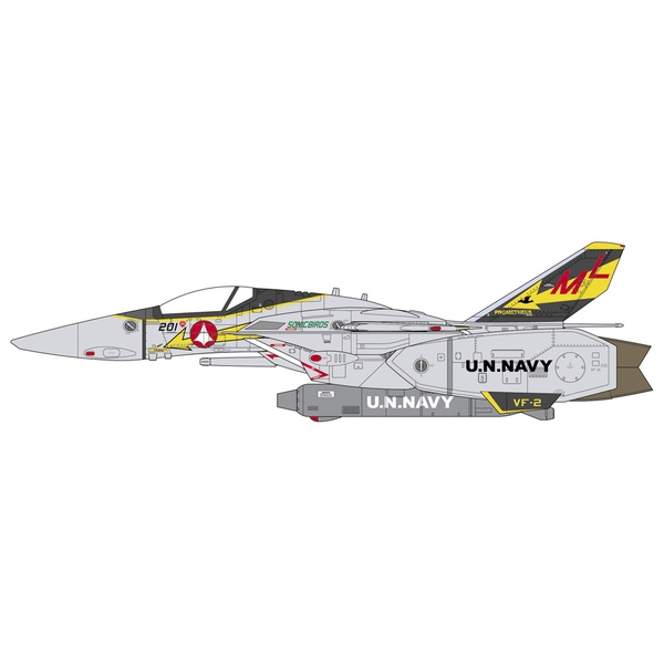 ハセガワ 1/48 VF-1A バルキリー “VF-2 ソニックバーズ" 「超時空要塞マクロス」より キャラクタープラモデル 65875