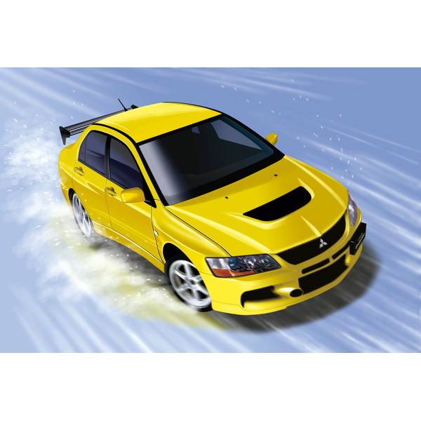 フジミ 1/24 三菱ランサーエボリューションIX GSR(GT・Wウィング付き