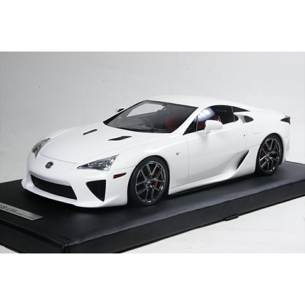 マーク 1/18 レクサス LFA 右ハンドル仕様 ホワイテストホワイト 完成品ミニカー PM1805W【倉庫取寄せ】