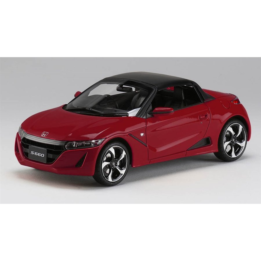 ホビージャパン 1/18 ホンダ S660 α フレームレッド 完成品