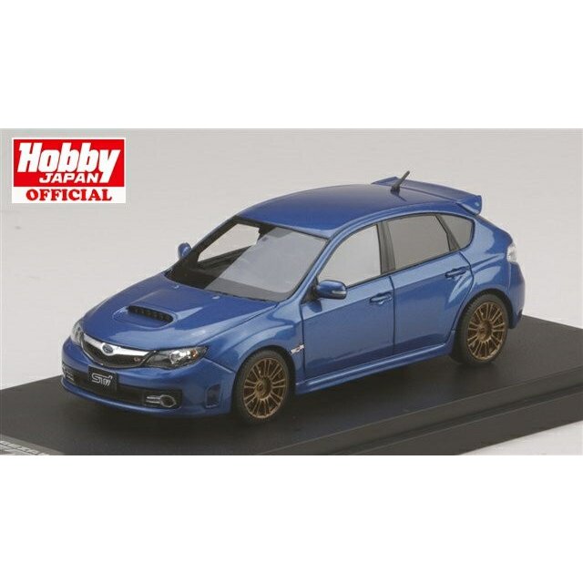 ブルーマイカ 送料無料》MARK43 1/43 スバルインプレッサ WRX STI(GRB) 純正