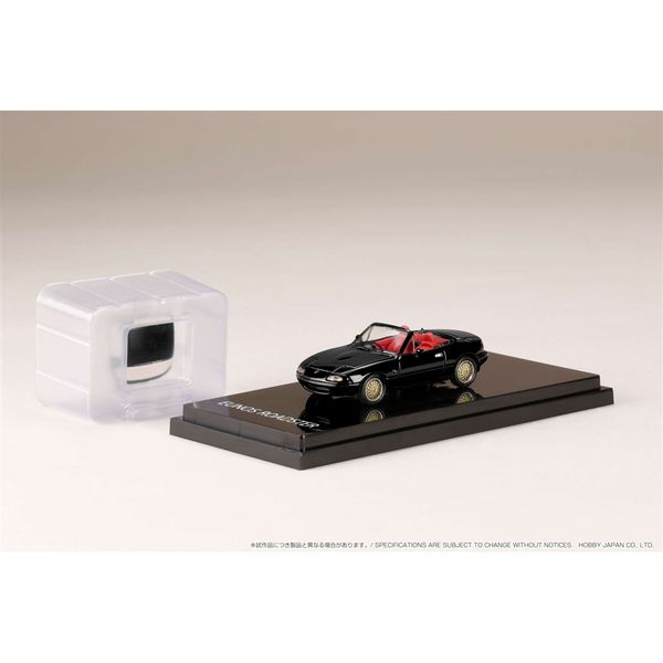 ホビージャパン 1/64 マツダ ユーノスロードスター NA6C S-LIMITED ブリリアントブラック 完成品ミニカー HJ641025DBK