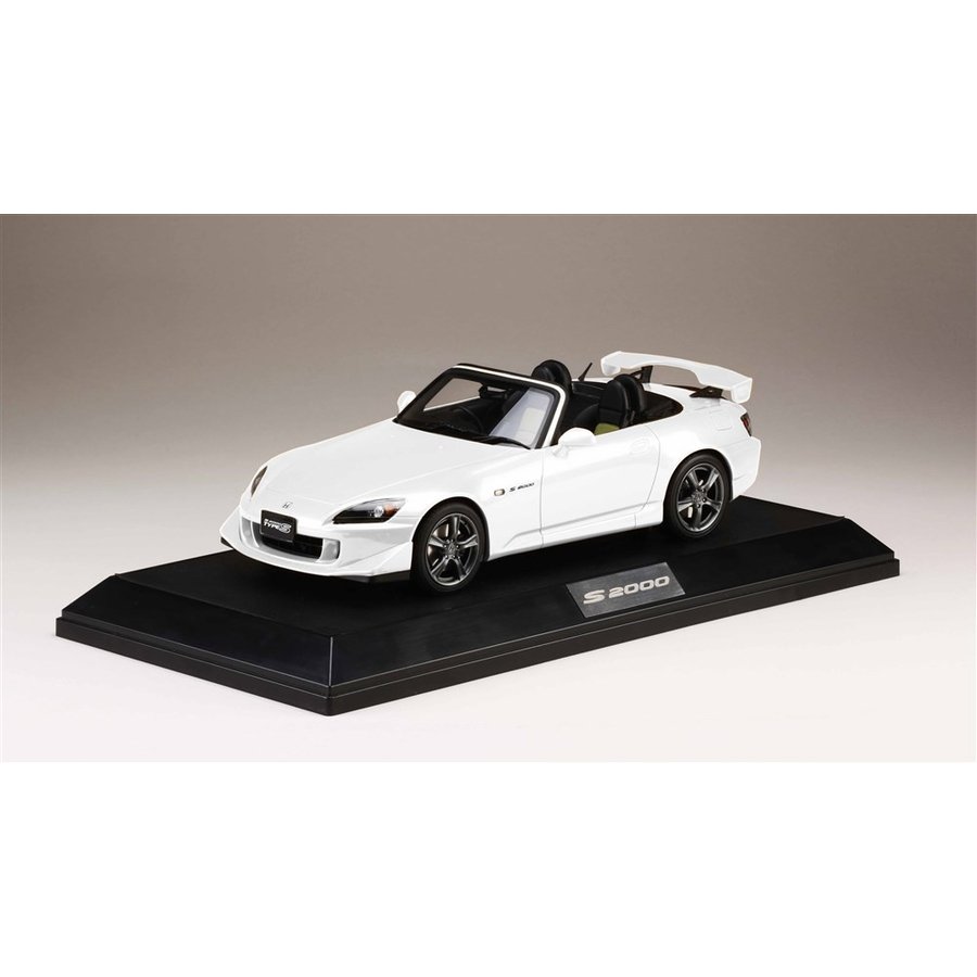 ホビージャパン 1/18 ホンダ S2000 タイプS グランプリホワイト 完成品ミニカー HJ1810SW