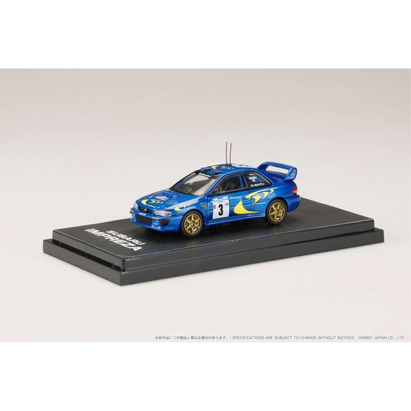 ホビージャパン 1/64 スバル インプレッサ WRC No.3 555スバル