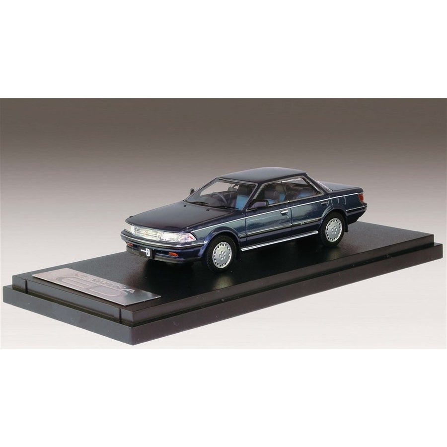 MARK43 1/43 トヨタ カリーナED G-Limited 1987 ブラッキッシュブルーマイカメタリック 完成品ミニカー PM43110BL