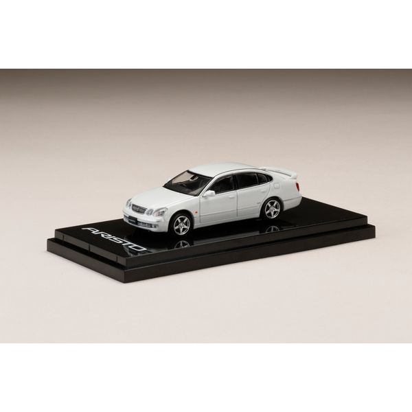 ホビージャパン 1/64 トヨタ アリストV300 VERTEX EDITION ホワイトパールクリスタルシャイン 完成品ミニカー HJ641030AW