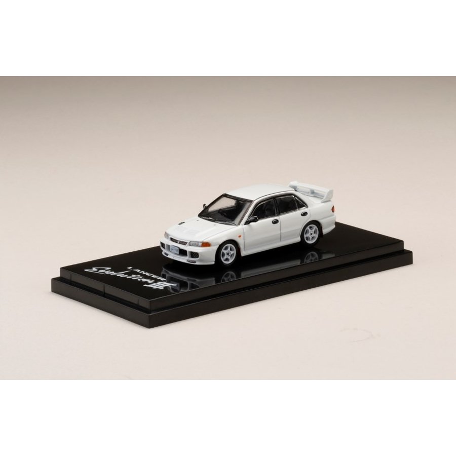 ホビージャパン 1/64 ミツビシ ランサー RS エボリューション III CE9A カスタムバージョン スコーティアホワイト 完成品ミニカー HJ641010RW