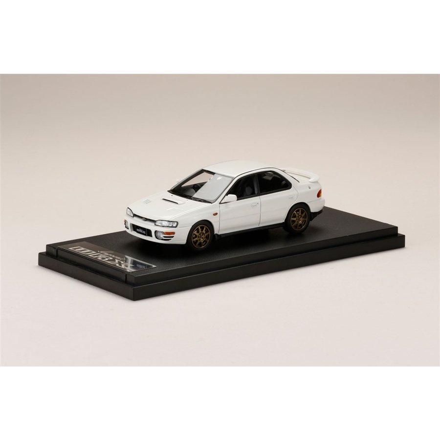 MARK43 1/43 スバル インプレッサ WRX GC8 カスタムVer. フェザーホワイト 完成品ミニカー PM43128CW