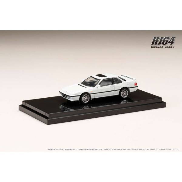 ホビージャパン 1/64 ホンダ プレリュード Si BA5 1989 カスタムバージョン フロストホワイト 完成品ミニカー HJ642002CW