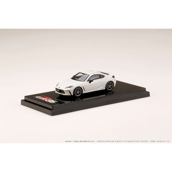 1/64 トヨタ GR86 RZ カスタムバージョン クリスタルホワイトパール