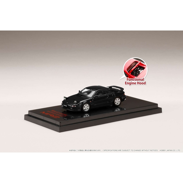 ホビージャパン 1/64 トヨタ MR2 SW20 GT-S 1996/オープンヘッドライト ブラック 完成品ミニカー HJ641045HBK