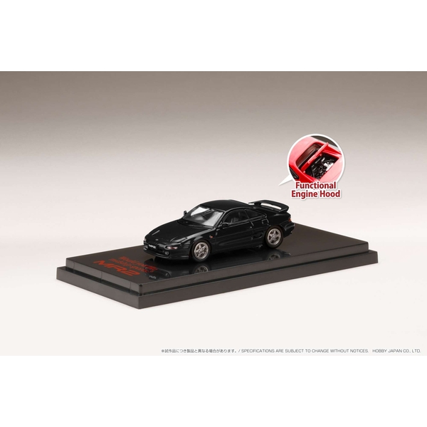 ホビージャパン 1/64 トヨタ MR2 SW20 GT-S カスタムバージョン ブラック 完成品ミニカー HJ641045CBK