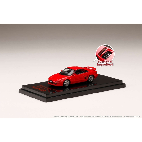 ホビージャパン 1/64 トヨタ MR2 SW20 GT-S カスタムバージョン スーパーレッドII 完成品ミニカー HJ641045CR