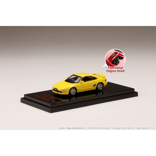 おまけ追加 EBBRO トヨタ MR2 (SW20) 1989年 イエロー Toyota MR2 (SW20) Yellow (Diecast Car) - HobbySearch Diecast