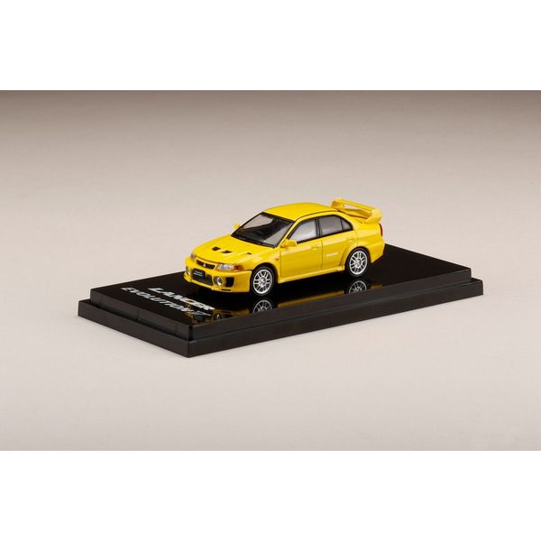 ホビージャパン 1/64 ミツビシ ランサー GSR エボリューション 5 CP9A ダンデライオンイエロー 完成品ミニカー HJ641032AY