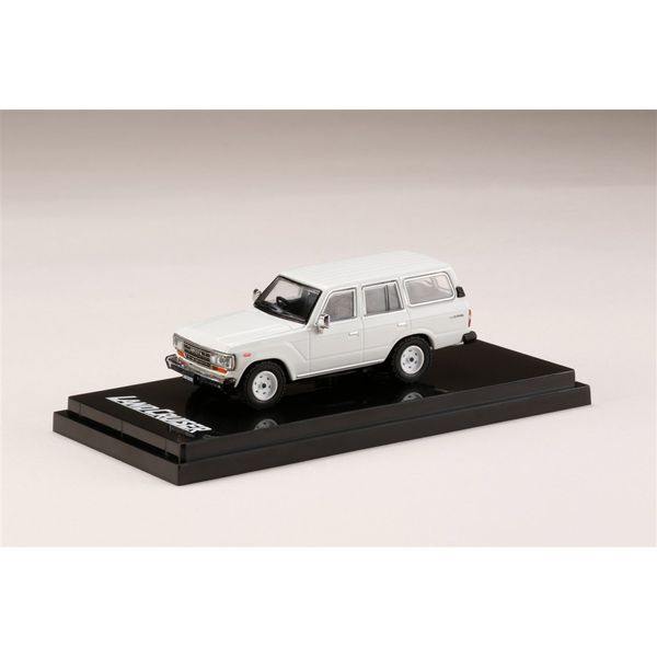 ホビージャパン 1/64 トヨタ ランドクルーザー 60 GX 1988 ホワイト 完成品ミニカー HJ641039BW