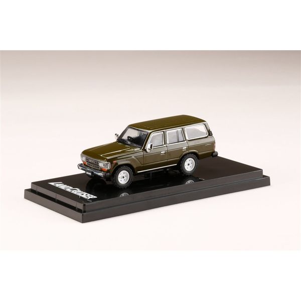 ホビージャパン 1/64 トヨタ ランドクルーザー 60 GX 1988 グリーン 完成品ミニカー HJ641039BGR