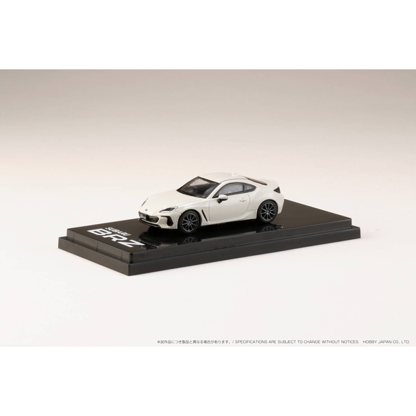 ホビージャパン 1/64 スバル BRZ ZD S クリスタルホワイトパール 完成