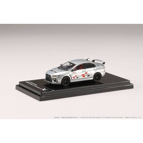 1/64 ミツビシ ランサーエボリューション 10 ラリーアート クールシルバーメタリック