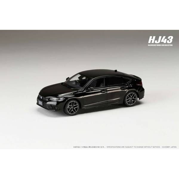 1/43 ホンダ シビック FL4 e:HEV クリスタルブラックパール 完成品ミニカー HJ433003BK