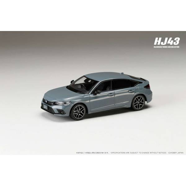 ホビージャパン 1/43 ホンダ シビック FL4 e:HEV ソニックグレーパール 完成品ミニカー HJ433003GM