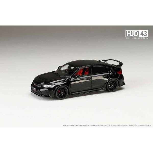 ホビージャパン 1/43 ホンダ シビック TYPE R FL5 クリスタルブラックパール 完成品ミニカー HJD431001BK