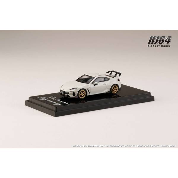 ホビージャパン 1/64 スバル BRZ STI PERFORMANCE クリスタルホワイトパール 完成品ミニカー HJ642047SW