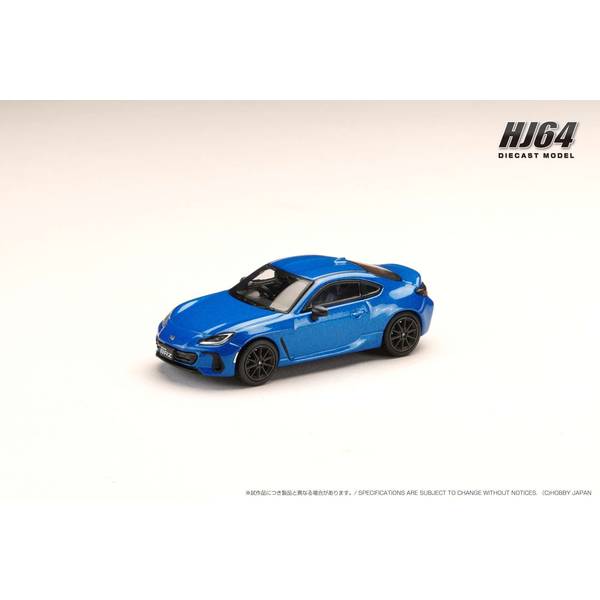 ホビージャパン 1/64 スバル BRZ S 10TH ANNIVERSARY LIMITED WR ブルーパール 完成品ミニカー HJ643047BL